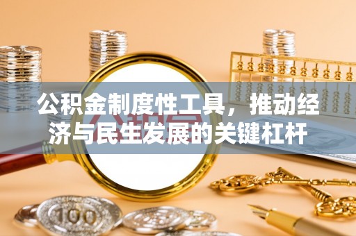 雨城公积金制度性工具，推动经济与民生发展的关键杠杆